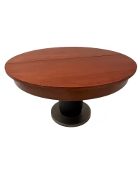 Art Deco Modernist Round Extendable Dining Room Table by Hendrik Wouda, 1931